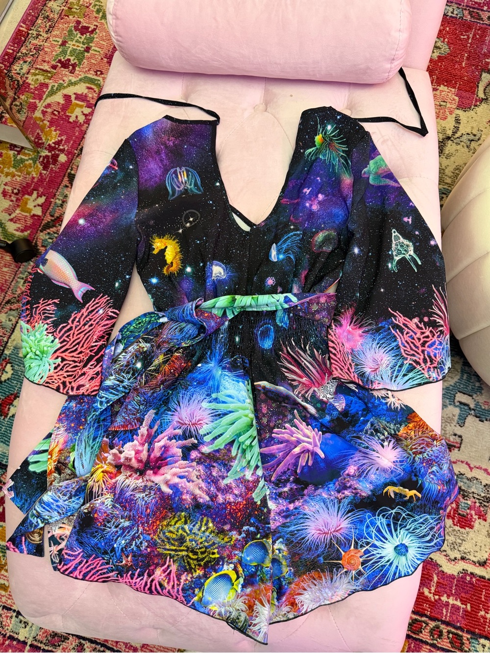 Blackmilk Friends Not Anemones Romper